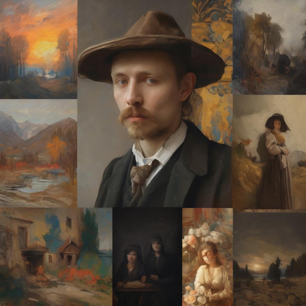 Το στυλ και οι τεχνικές του καλλιτέχνη